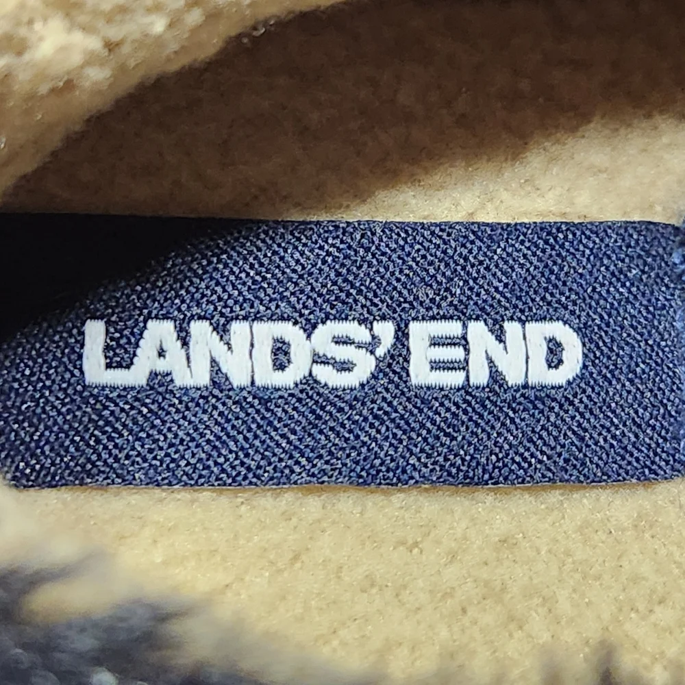 Lands’ End Black Bear Slippers Toddler Size 9 NWOT Plush Animal House Shoes